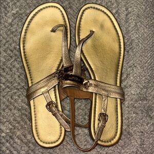 COACH Gold Women's Sandals